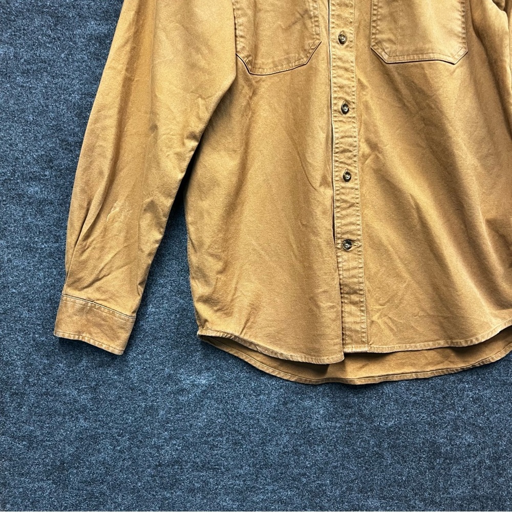 Carhartt Men's Relaxed Fit Midweight Canvas Long-Sleeve Shirt Size M - Picture 4 of 12